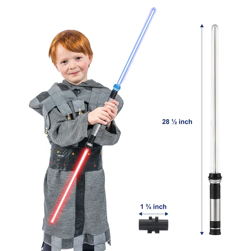 

(Only sell for US customers) TOY Life Plastic Telescopic Extendable Collapsable LED Flashing Light up Toy Wand Light up Sword