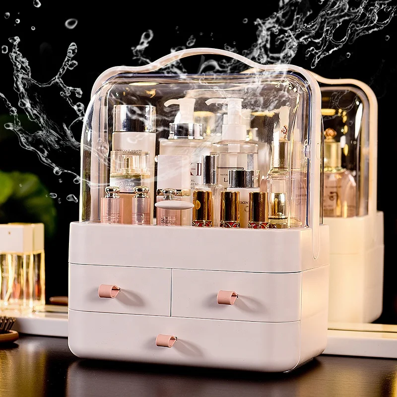 

Organizer Makeup Drawer Storage Box Multipurpose Storage Cosmetics Portable Makeup Organizer For Makeup Brush Holder, White/orange/green