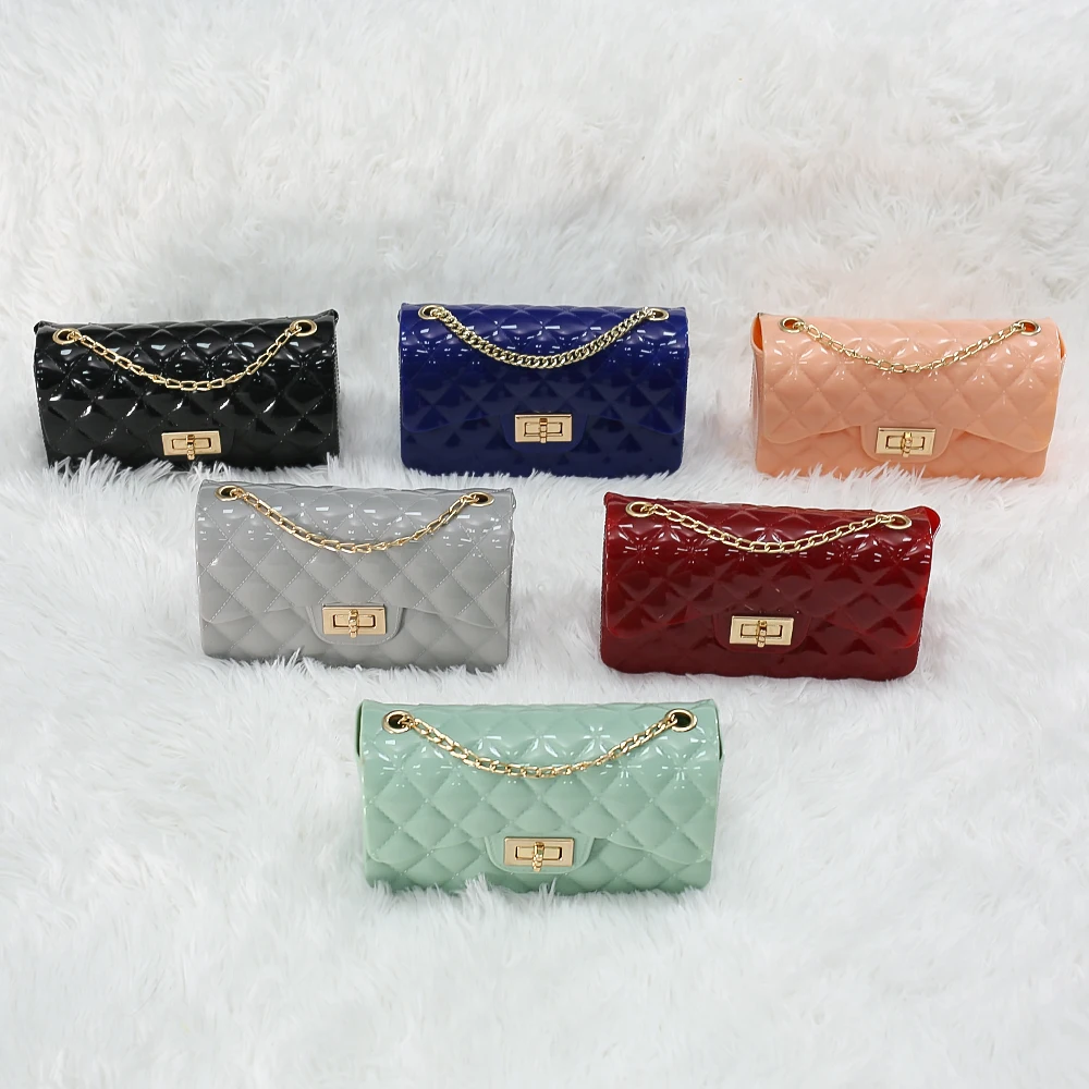 

New arrivals designers bags fashion pu leather handbag luxury jelly purse women hand bags 2021, 6 colors