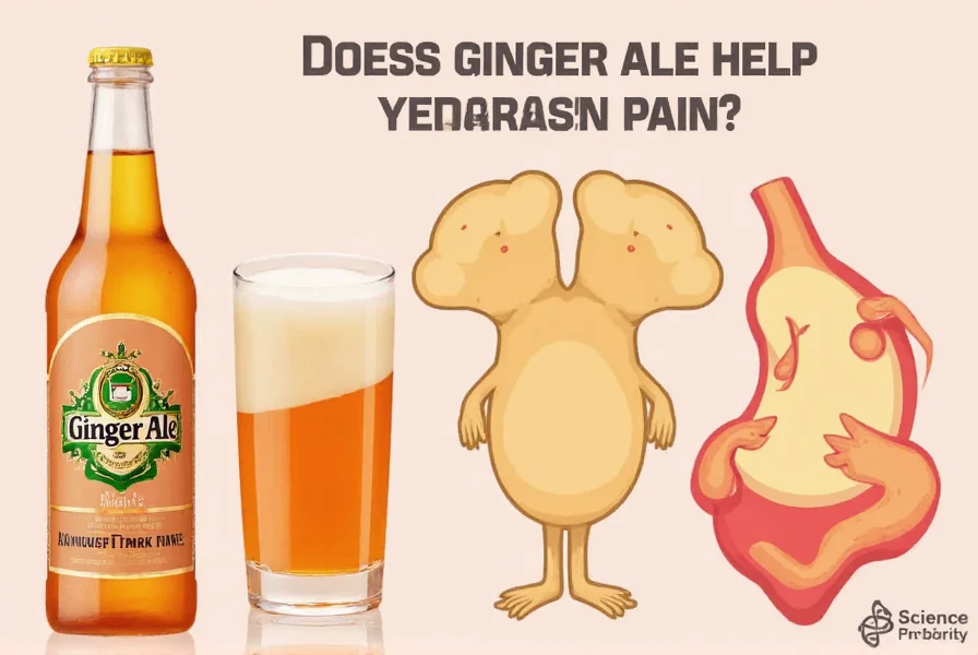 do ginger ale help stomach pain