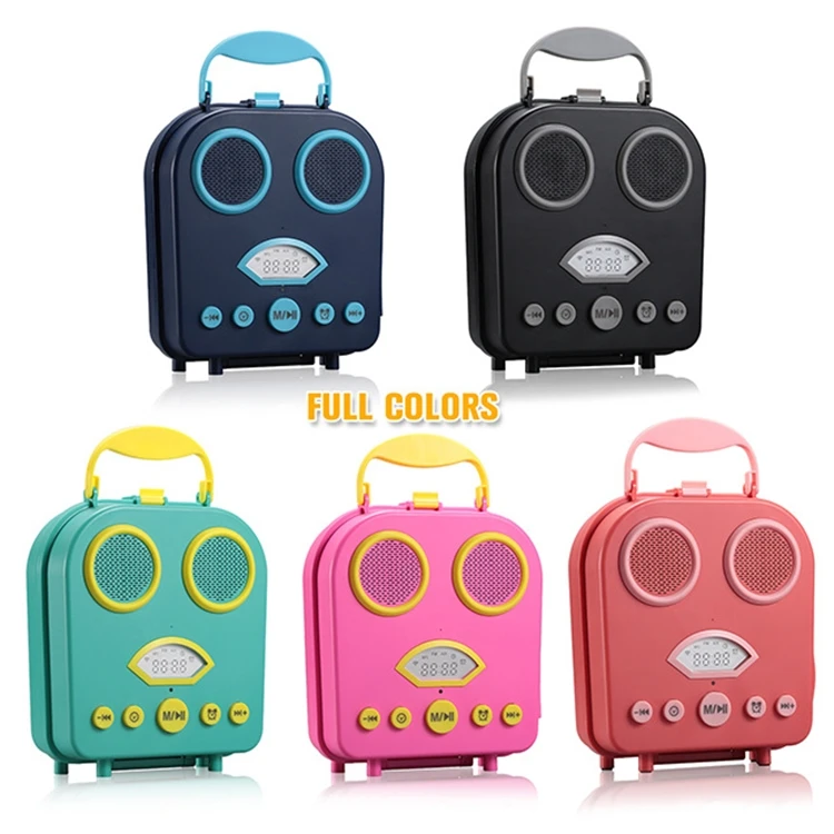 Mp3 player music speaker, microphone speaker, mini super cute kids bluetooth speaker with microphone - ANKUX.COM