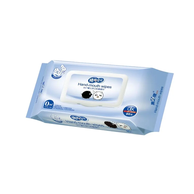 

OEM factory Wholesale wet wipes 10pcs Wet Tissues ,baby hand mouth wet wipes baby, White color