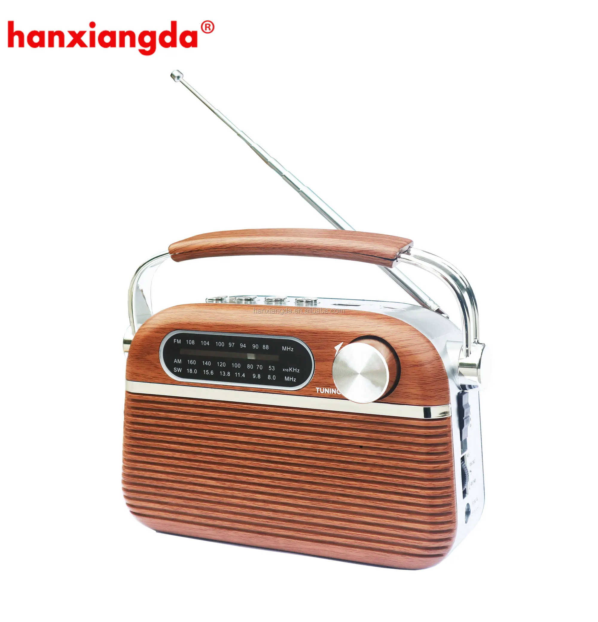 Cheap Portable Am/fm Radio With Rechargeable Battery Foldable Handle ...