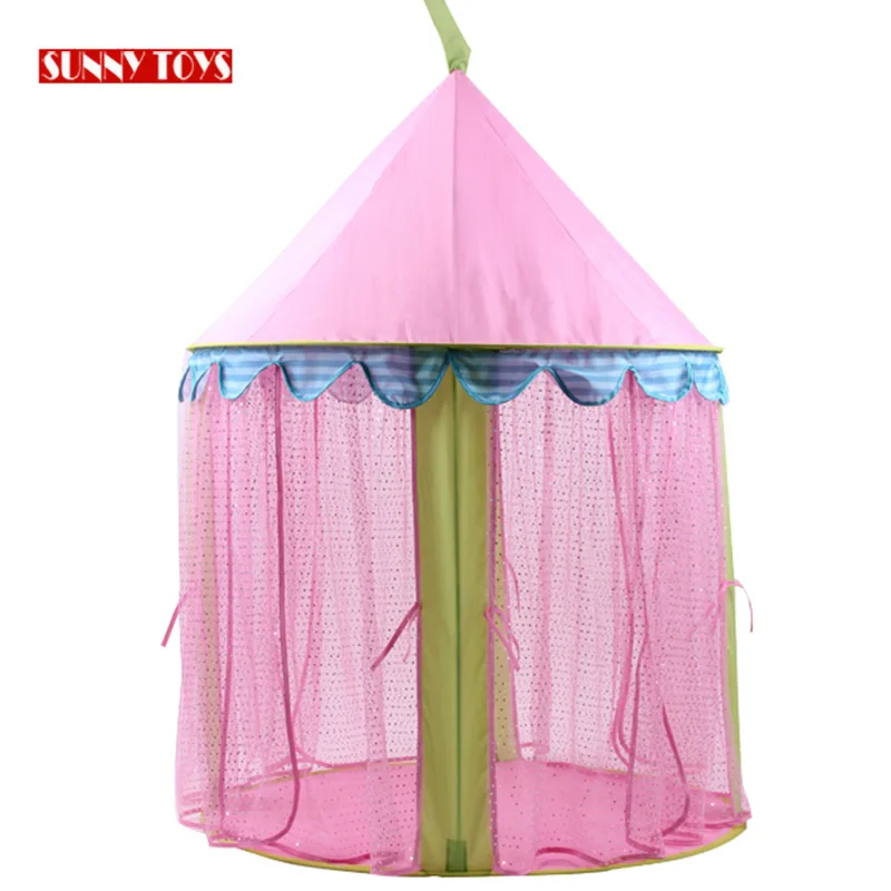 
outdoor indoor folding play house castle tent princess girl tent house for big kid 