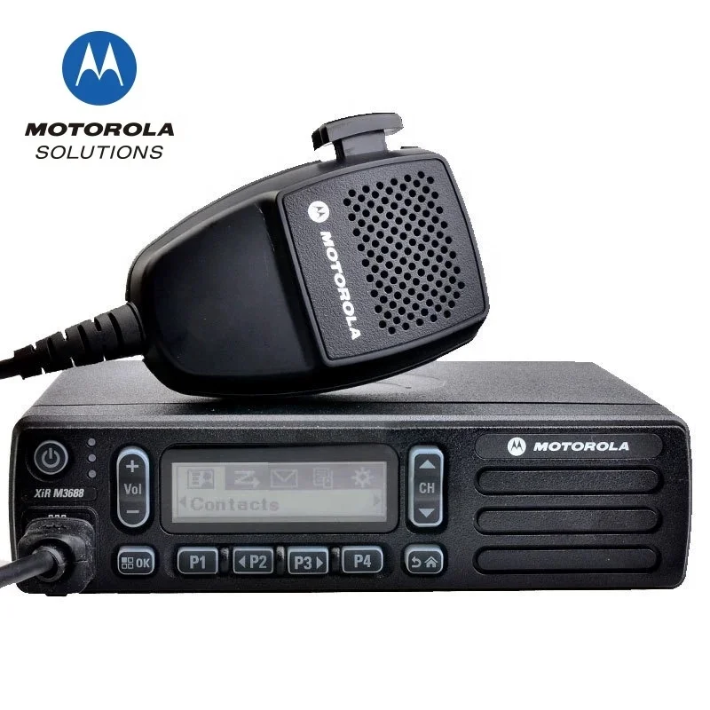 

500 Mile Dmr 25 watt Walkie Talkies Motorola XiR M3688 Wireless VHF UHF Mobile Car Radio