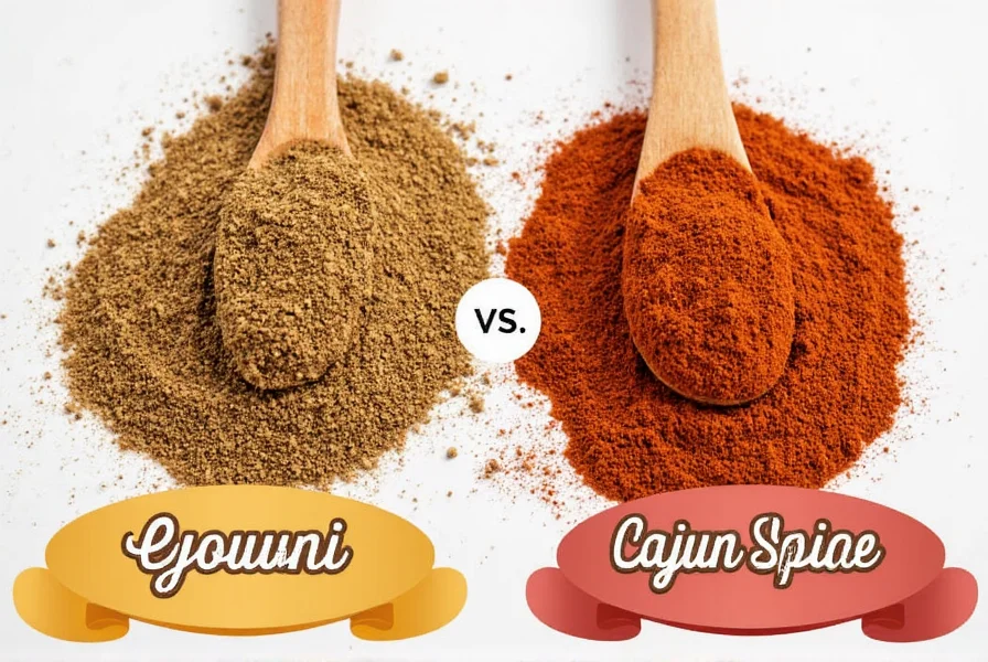 Grilled chicken seasoned with Creole and Cajun spice side by side