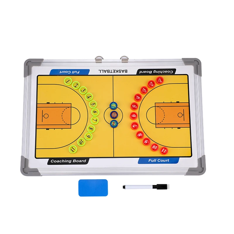 

Tactical Board Basketball Aluminum Alloy Teaching Board For Magnetic Coaching Board, As shown in the picture