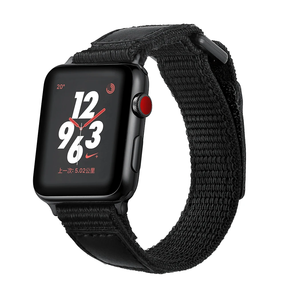 

Hot Selling Adjustable Elastic Nylon Smart Apple Watch Band Straps, Optional or customized