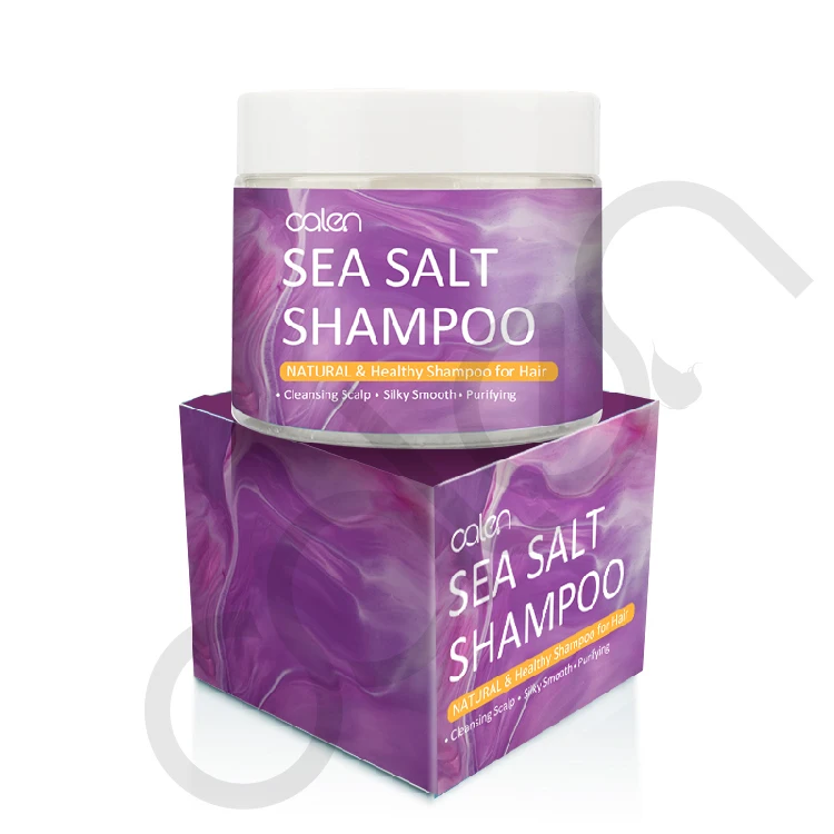 

Private Label Hair Treatment Anti-dandruff And Scalp Natural Sea Salt Shampoo, White