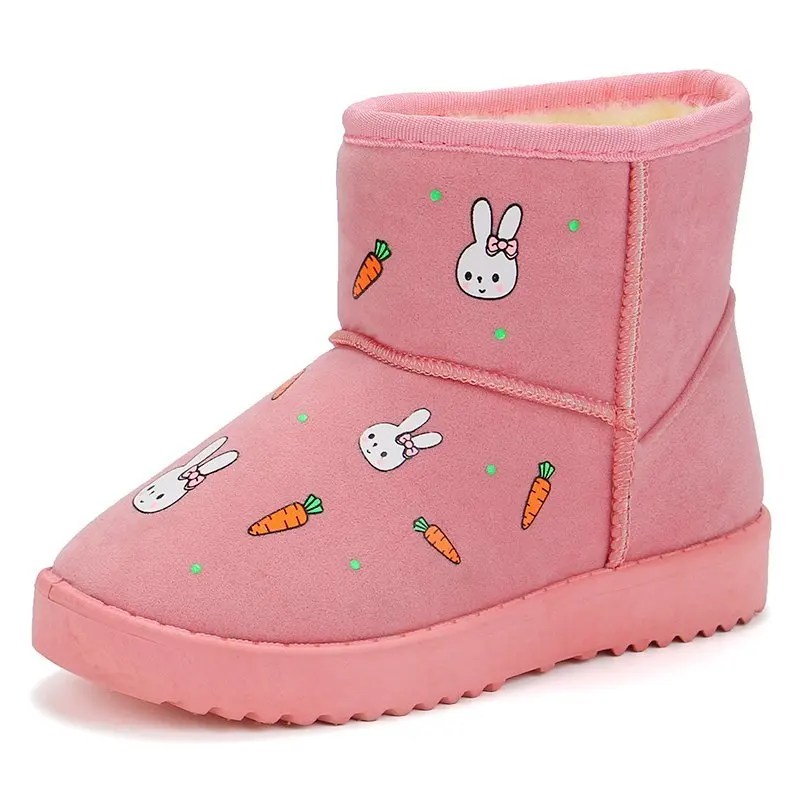 

YT Shoe Wholesale Warm Fur Children Kids Girls Winter Snow Boots Shoes, Multicolor