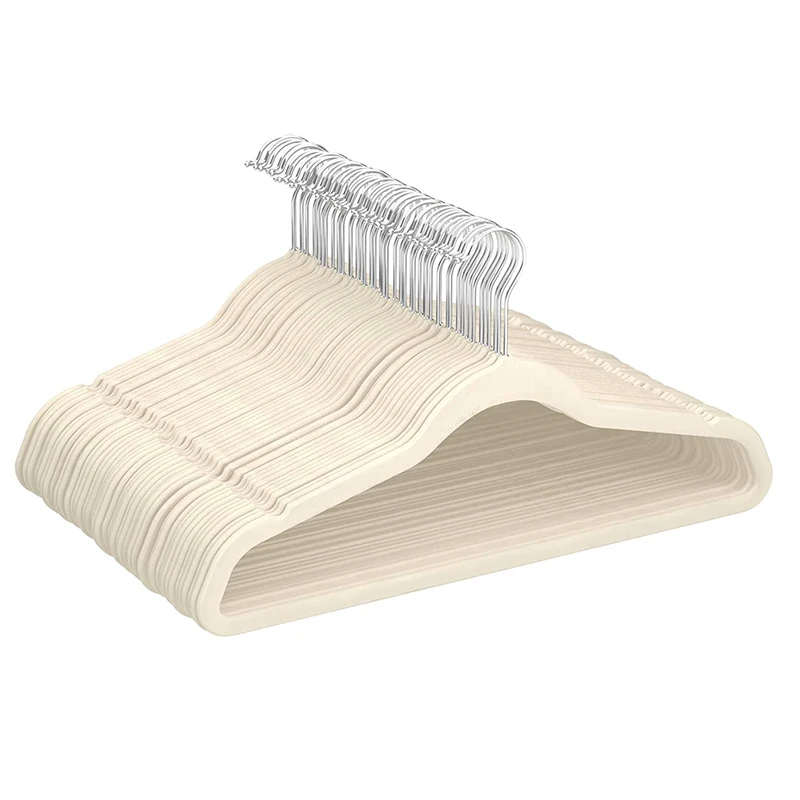 

Slim suit Clothes Coat Hangers Hook Non-Slip Velvet Hangers