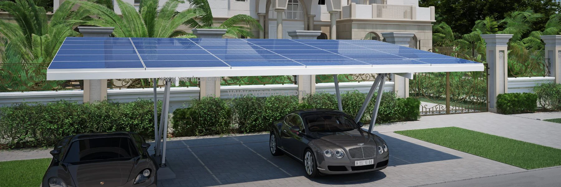 Asymmetric Solar Carport