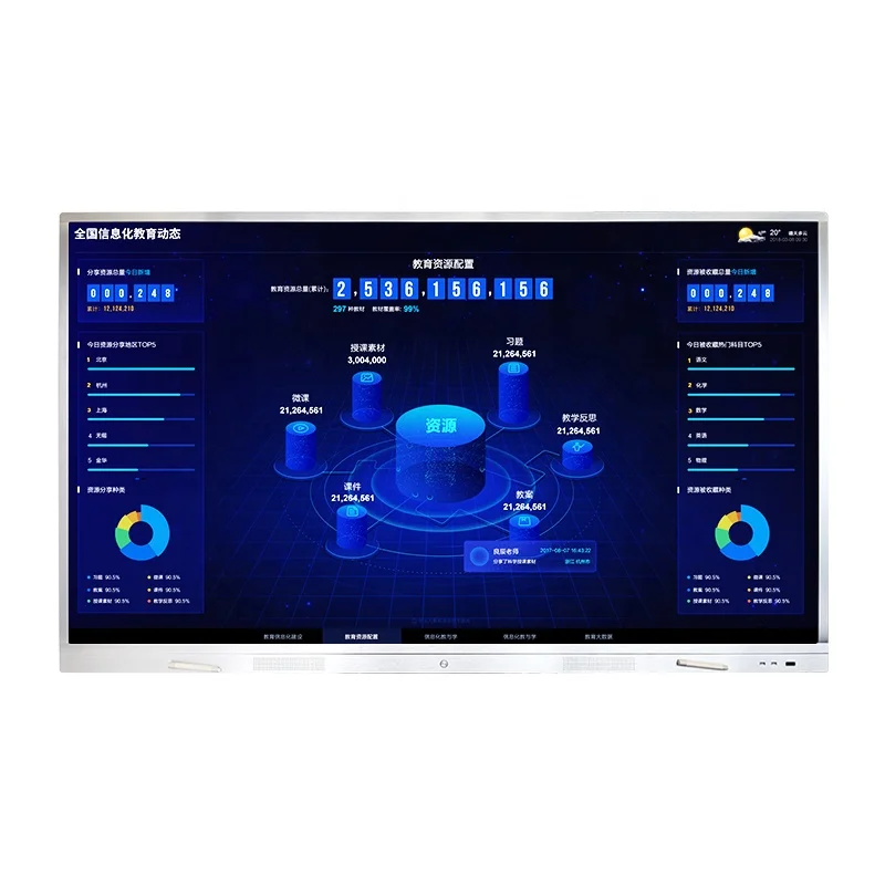 

Usingwin  interactive floor display led floor panel all in one smart whiteboard online classes meeting