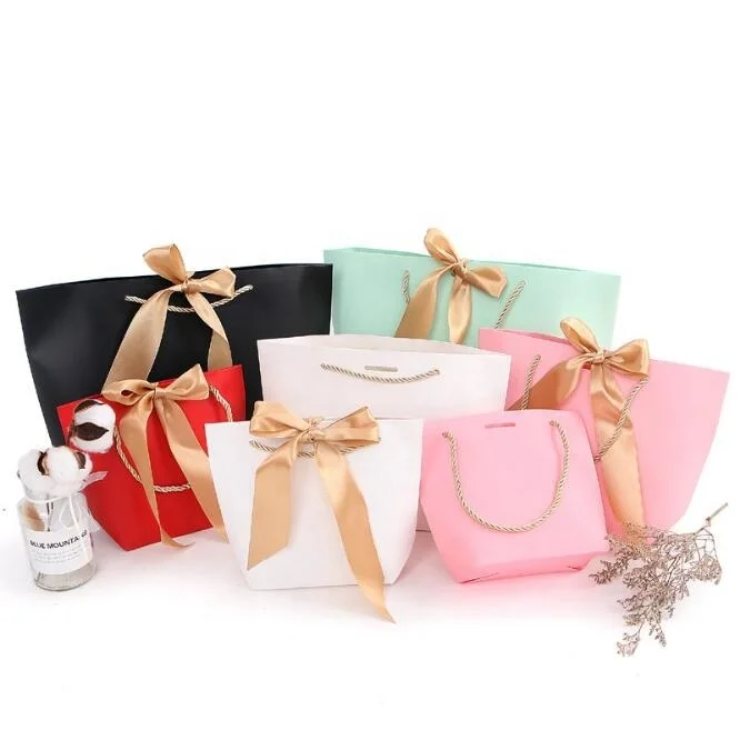 Fancy Wedding Gift Paper Bags Factory Wholesale High End Durable