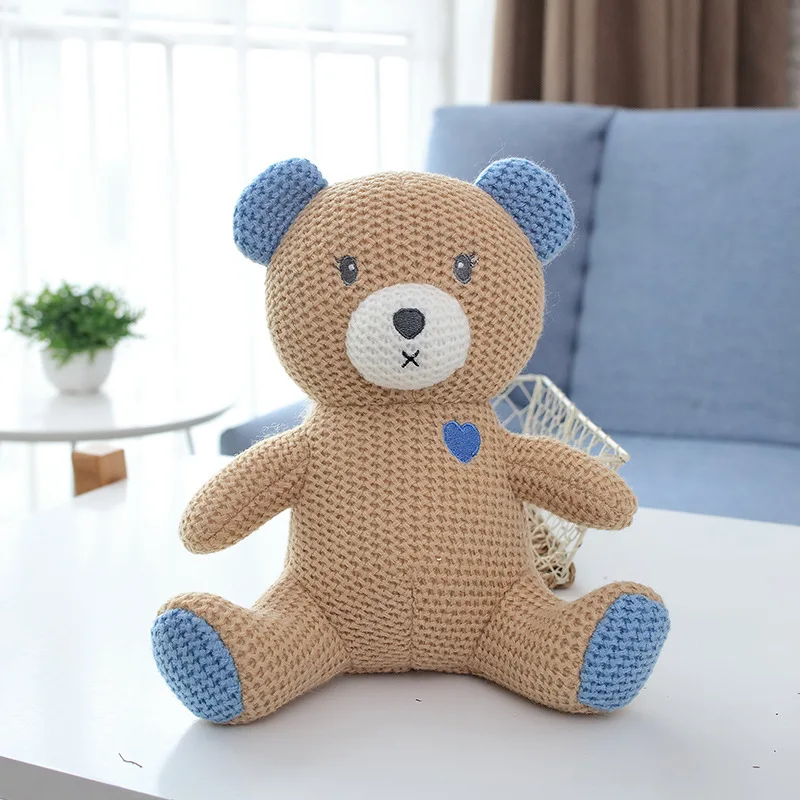 
Sample 22Dollar free shipping 8 Elephant plush toy cute dinosaur doll for kids gift Knitting toy 