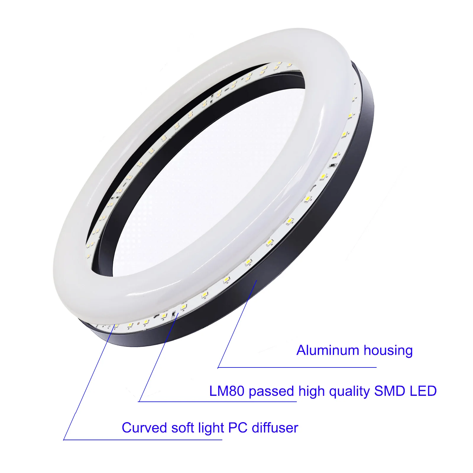 
Amazon 8inch 10.2inch Halo Table Usb Beauty Video Studio Photo Circle Lamp Dimmable Selfie Led Ring Light With Tripod Stand 