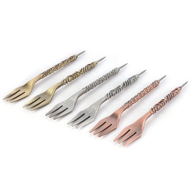 

High Quality Shisha Fork Metal Zinc Alloy Hookah Accessories Smoking Shisha Flavour Fork Wholesale, As the pictures of show