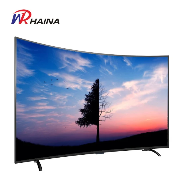 Haina 32 40 50 55inch hot sale curved tv televisions made in china normal television