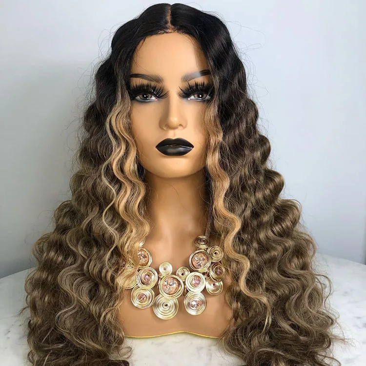 

Hot Selling high temperature fiber heat resistant synthetic wig lace front Free Sample Synthetic Transparent Lace Front Hair Wi