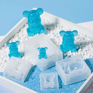 Image of DIY Decoration of Silicone Mold Food grade bear silicon cake mold Silicone Chocolate Cake Mold Baking Molds