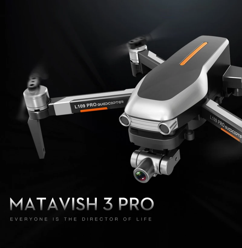 

L109 Pro GPS Profissional Drone with HD 4K Camera 2-Axis Anti-Shake Self-Stabilizing Gimbal 5G WiFi FPV RC Quadcopter Helicopter