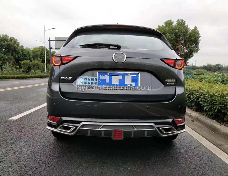 Pp Abs Body Kits Front Rear Bumper Guards Side Step Grill For Mazda Cx5 2017 2018 2019 2020