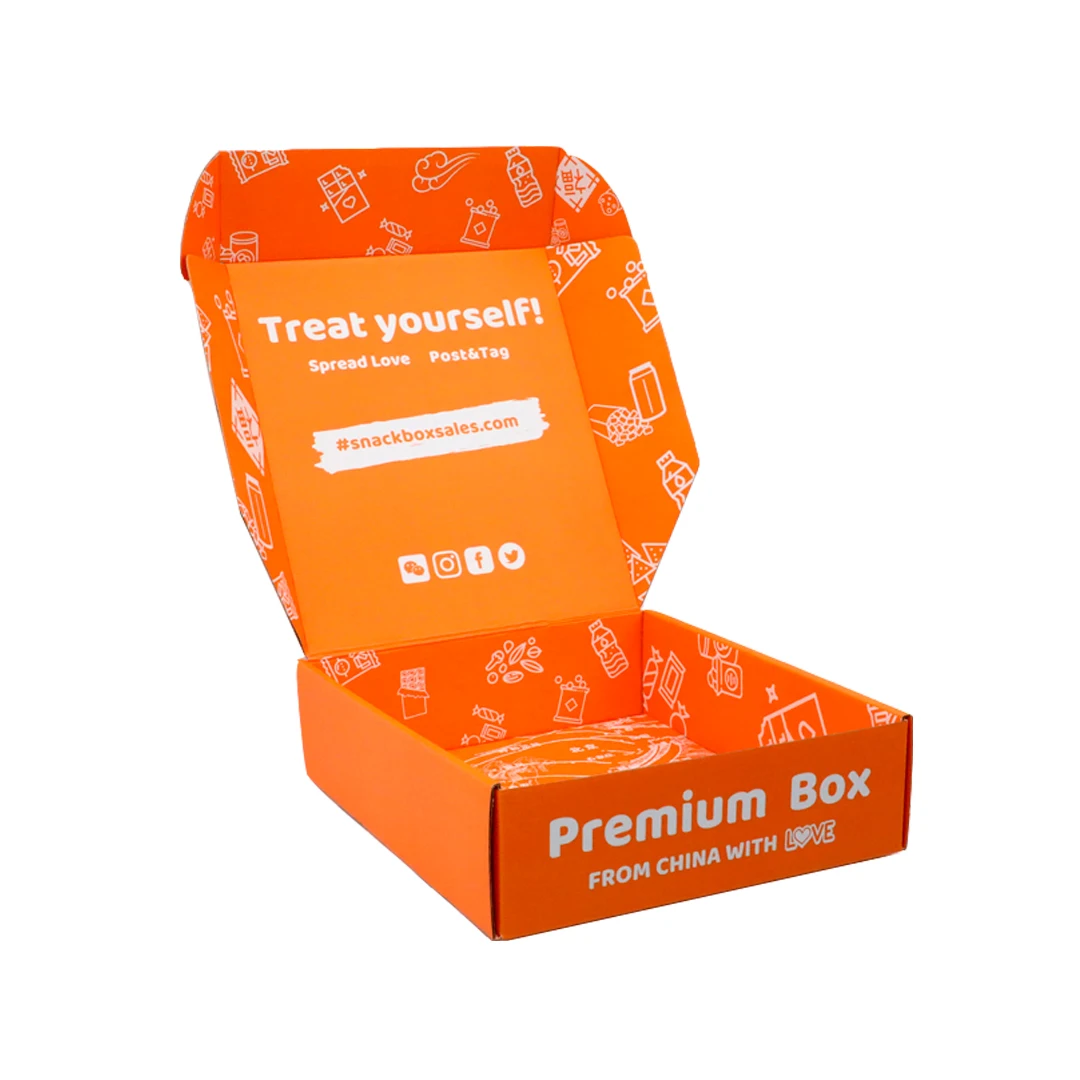

Custom Logo Printed Gift Delivery Mailing Packaging shipping Boxes For Packiging