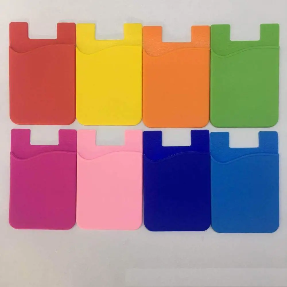 

with Silicone Adhesive Mobile Phone Back Card Holder