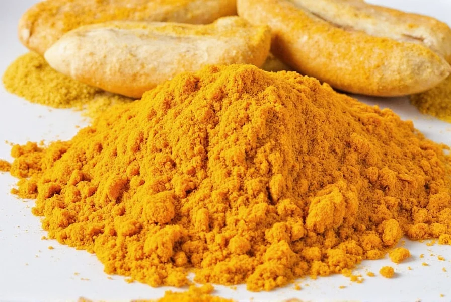 Comparison of turmeric substitutes including curry powder, ginger, and saffron