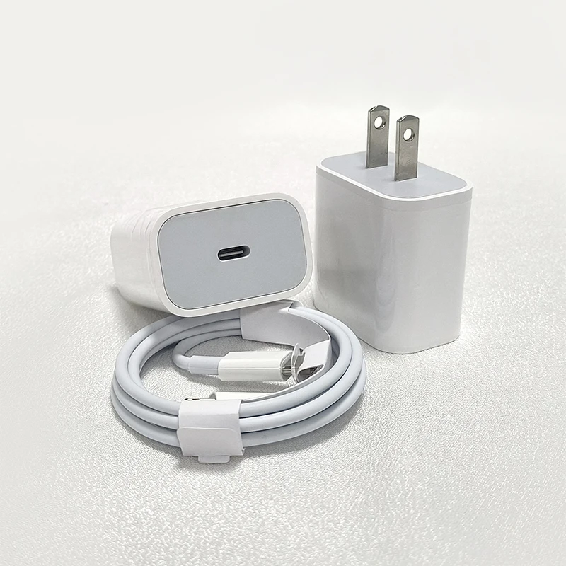 

2 in1 set 1-1 Original PD 20W 18W USB-C home charger adapter and 3ft cable cord Fast Charger for Phone 13/12/11