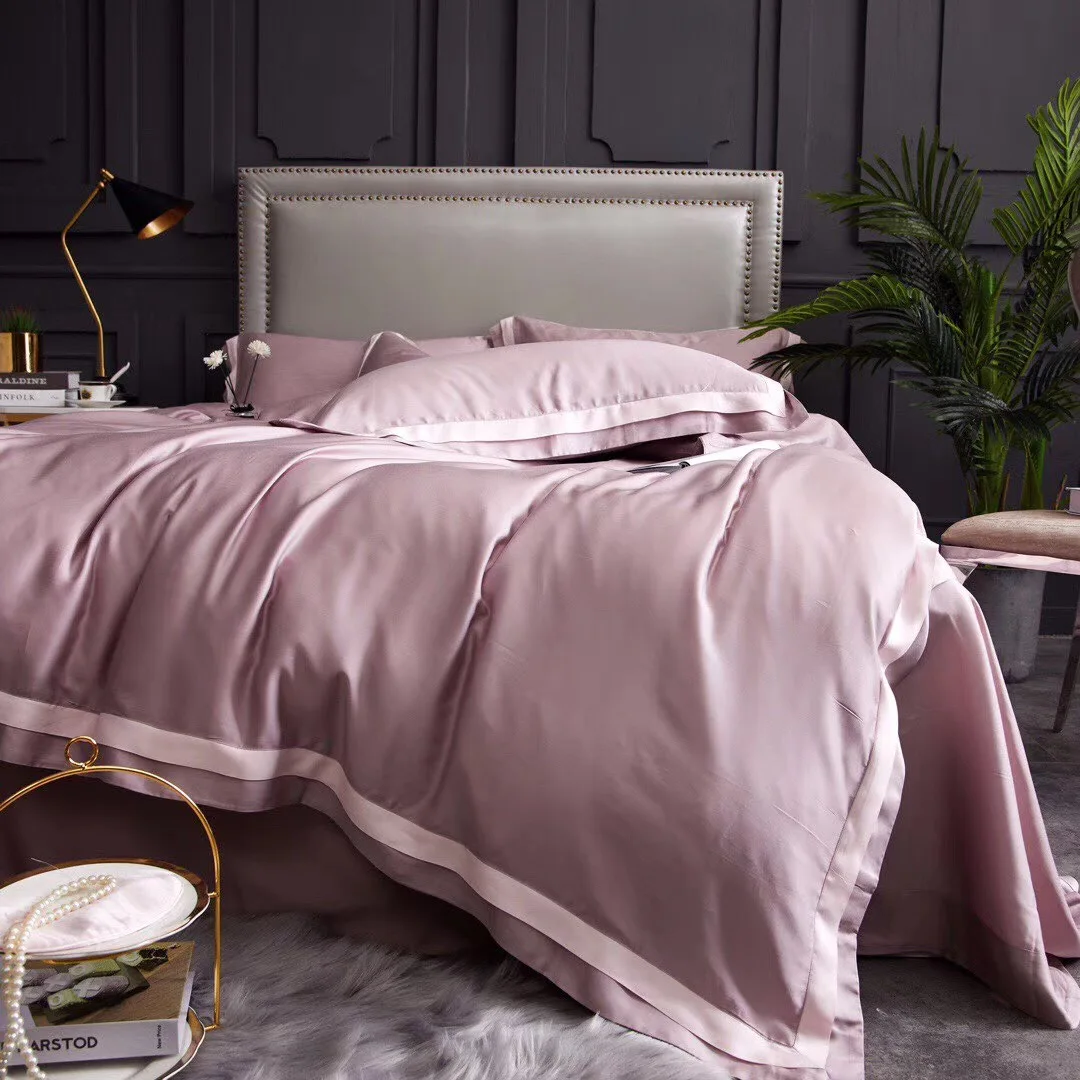 High Quality Solid Bedlinen Bedclothes Sets Tencel Buy Bedclothes