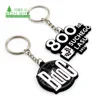 Custom Make Your Own 3D Logo Silicone Keychain Promotional Souvenir Customized Cartoon Anime LED Rubber Soft PVC Keyring