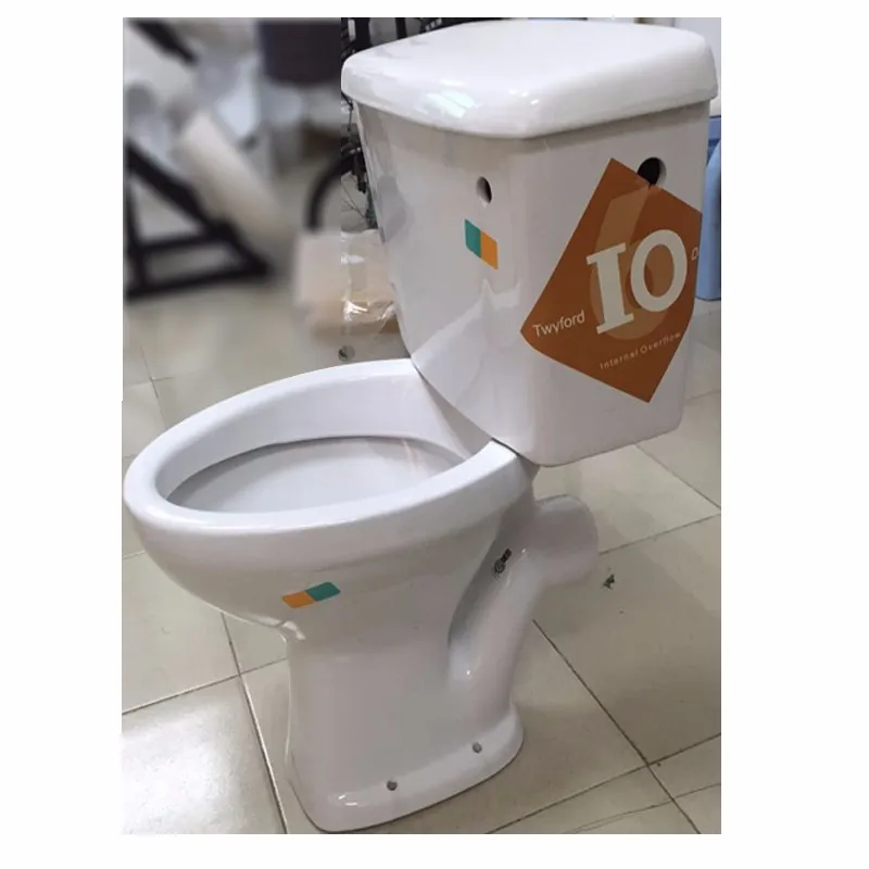 Cheap Price Chaozhou Sanitary Ware twyford Ceramic WC Toilet with P-Trap