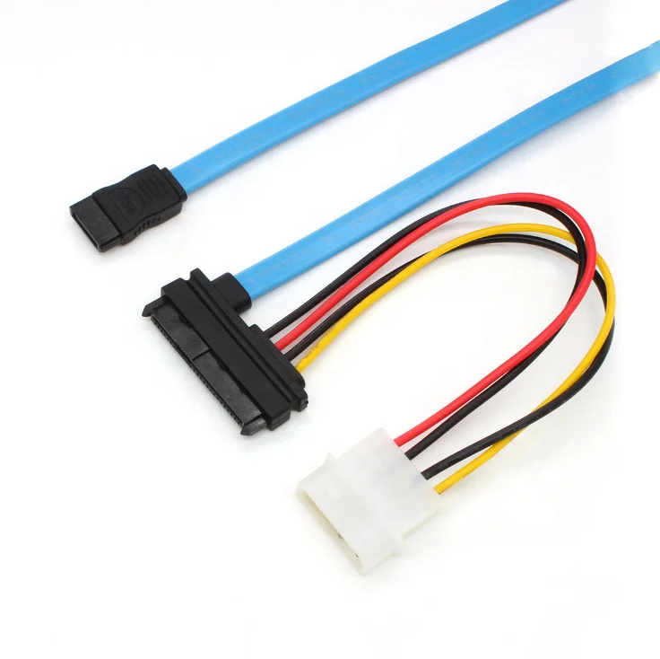 

Computer accessories sff-8482 to sata data cable sas sff-8482 cable hard disk server power cable 29pin 70cm, Blue