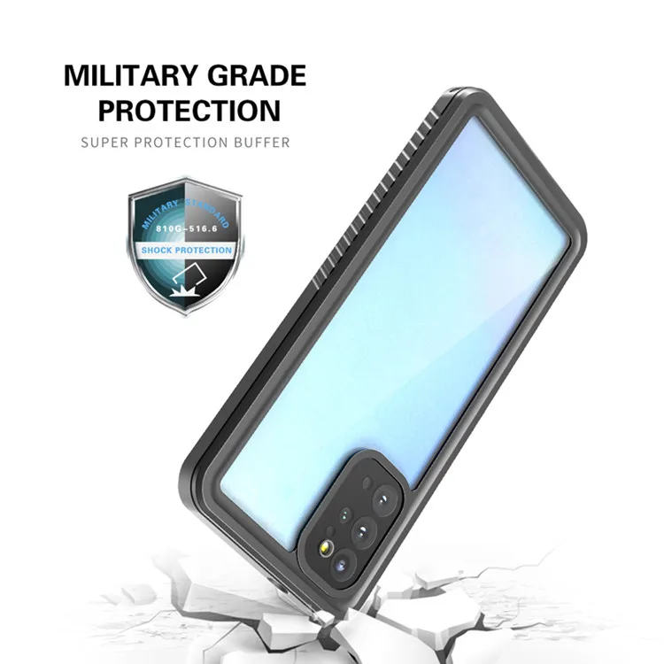 

Hot selling universal pc tpu back cover ip68 waterproof shockproof mobile phone case for Samsung S20 ultra plus