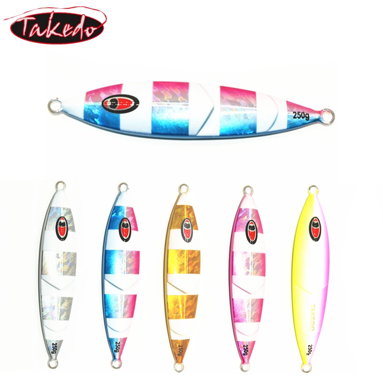 

TAKEDO JY06 250g High Quality Three Layers Lead Jig Fast Sinking Speed Fall Bait Sinker Slow Jigging Fishing Lures