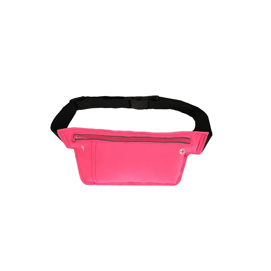 

Wholesale adjustable elastic belt lycra fanny bag with key pocket for outdoor entertainments