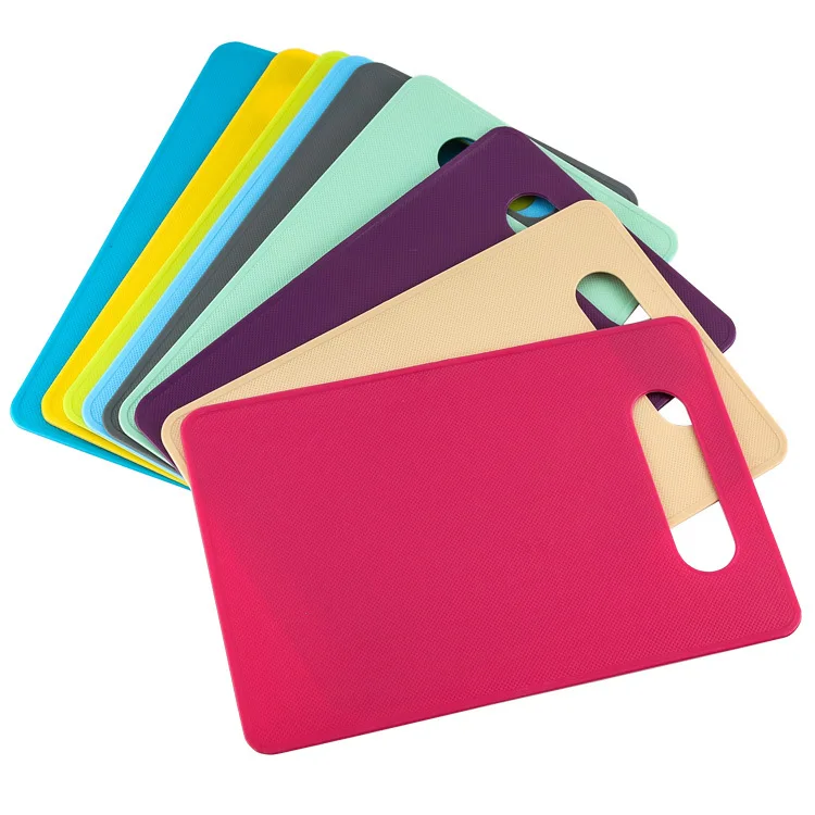 

High Quality Custom Color Non-Slip Plastic Chopping Cutting Board, Colorful