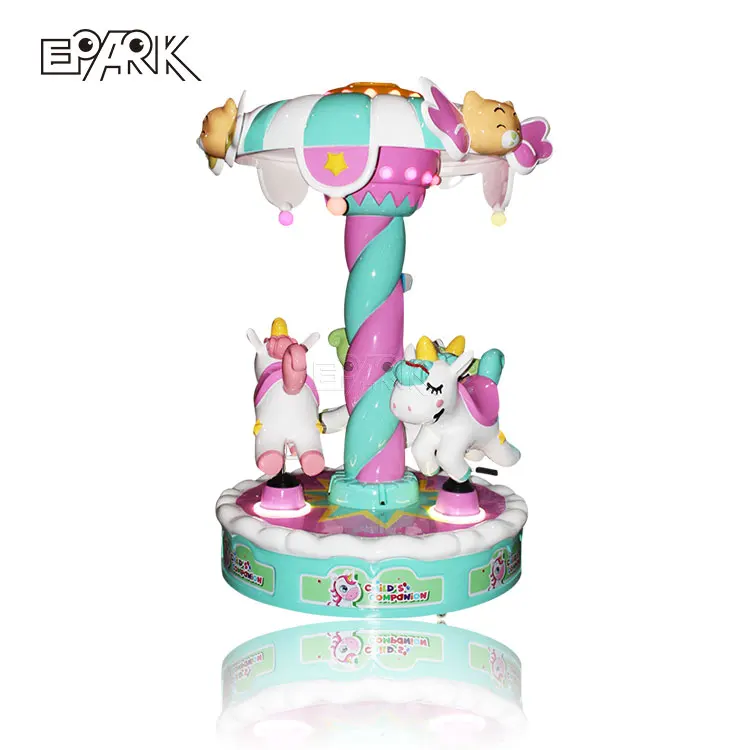 

Amusement park carnival children kiddie rides coin-operated carousel horse kiddie ride for sale