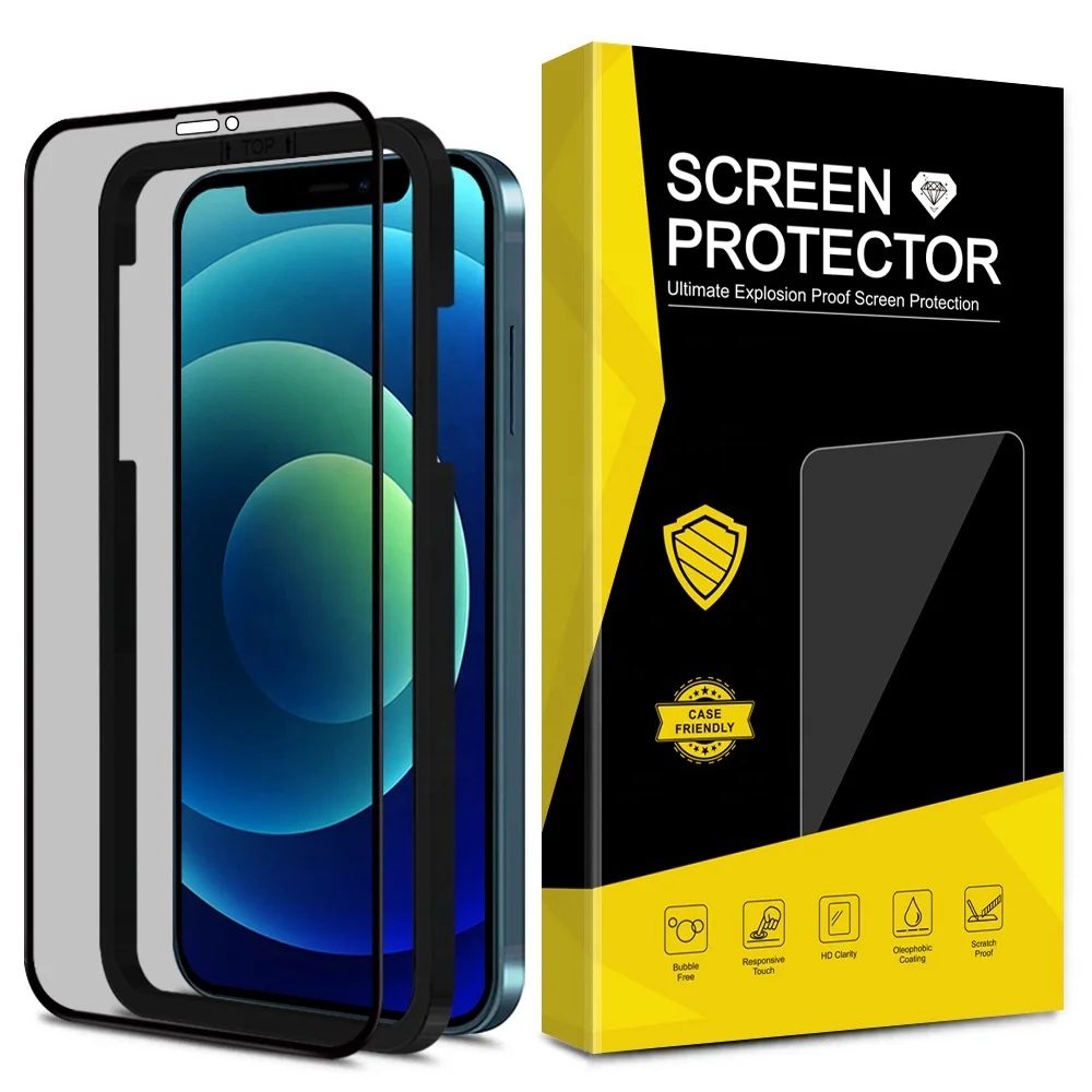

Mobile Phone Smartphone Note 10 Plus Privacy Filter, Privacy Screen protector for iPhone 11 12 Pro XR X XS Max