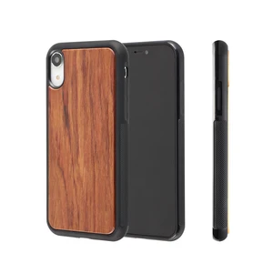 Shockproof TPU Wood Cover iPhone