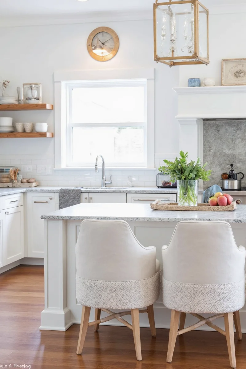 5 clever tips to make your gray white kitchen family friendly without sacrificing style