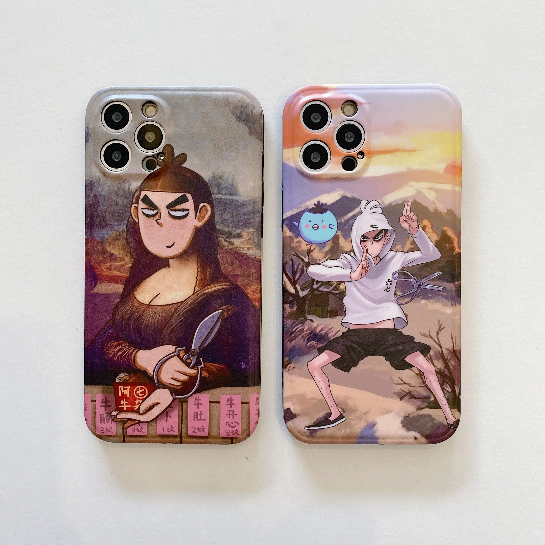 

Wholesale Spoof Japan Anime Cartoon Frame Pattern IMD Phone Case For iPhone 12 Pro MAX 11 X/XS XR 7 8 Plus Clean IMD Cover Coque