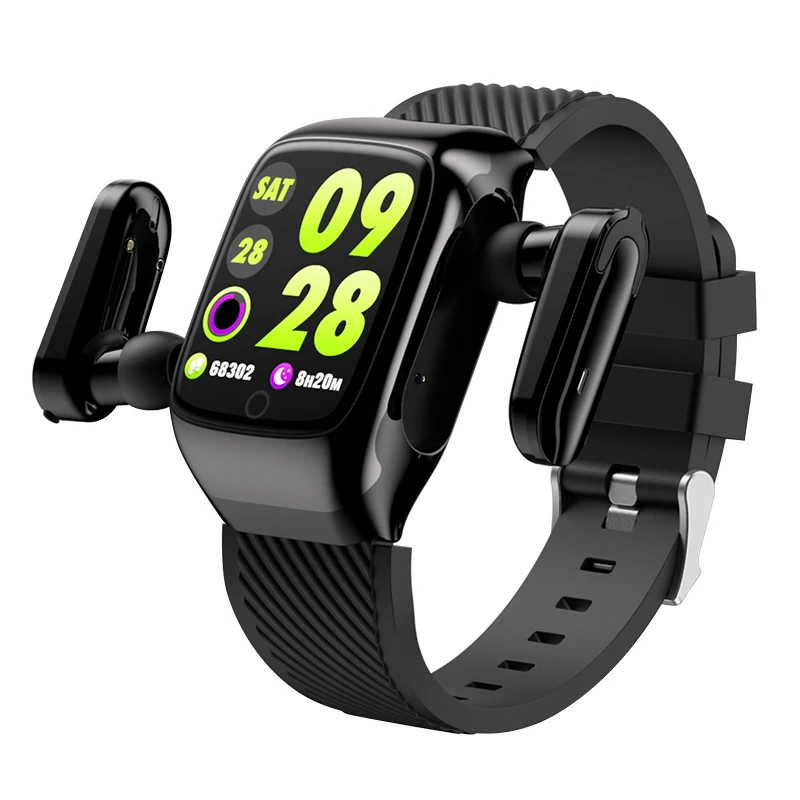 

2021 S300 Health Sport Smartwatch 2 in 1 Smart Watch With TWS Earphones Wireless Earbuds Wristwatches