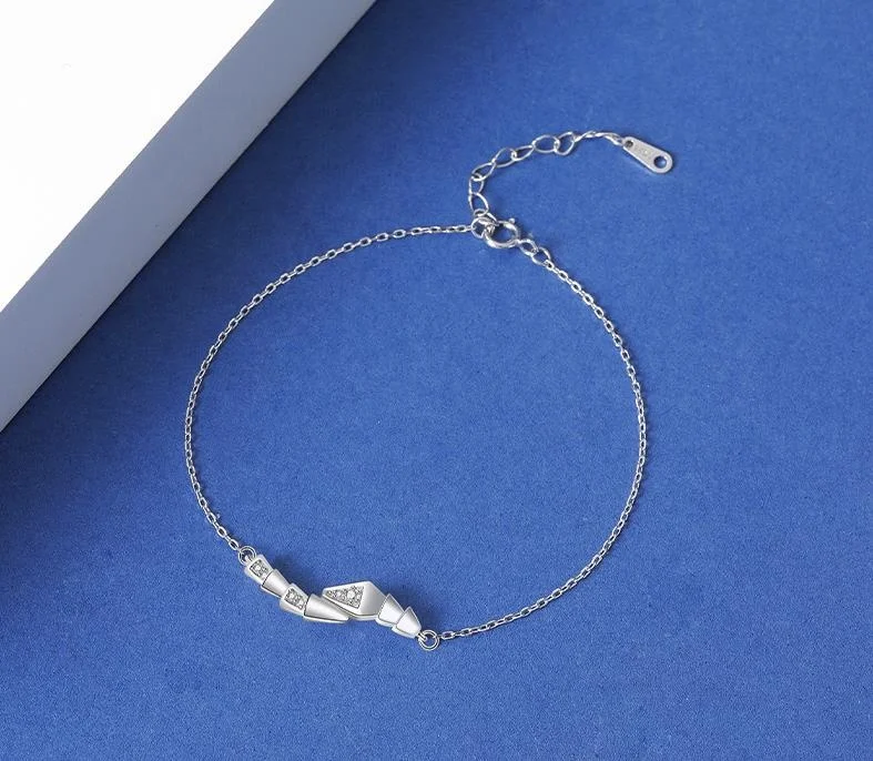 

Free Shipping Jewelry Chinese Wholesale Jewelelry Women S925 Sterling Silver Wedding Bracelet, White
