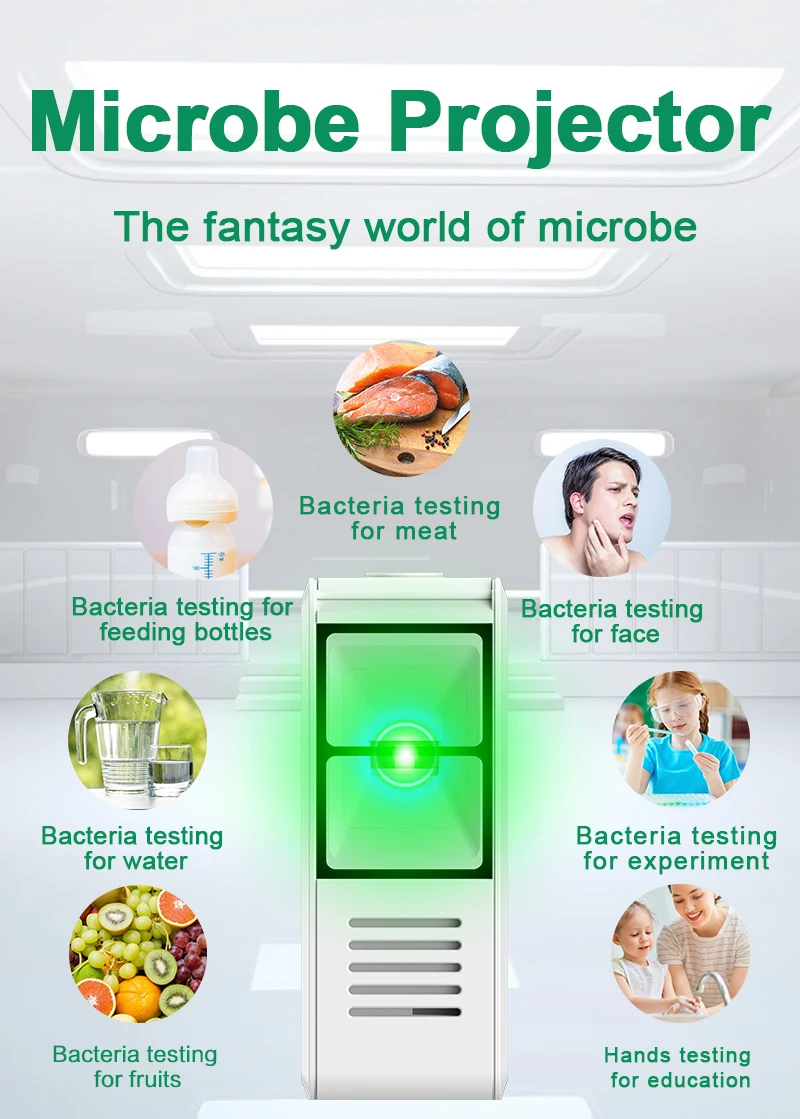 Free samples Mini  Bacteria Projector Bacteria Detection Virus Device