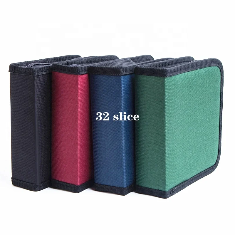 

DVD case storage oxford polyester zipper 32 cd bag, Four colors