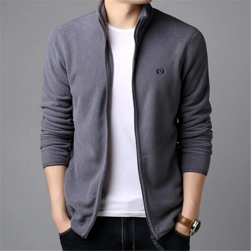 

Fleece Outdoors Thicken Men's Jackets, Gray/red/blue/black