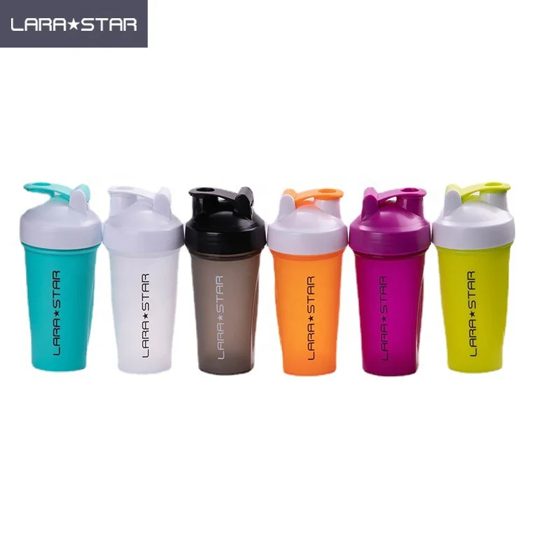 

LS0005 RTS Protein Shaker Cup with Wire Whisk Balls Colorful Shaker Bottle Perfect for Protein Shakes and Pre Workout