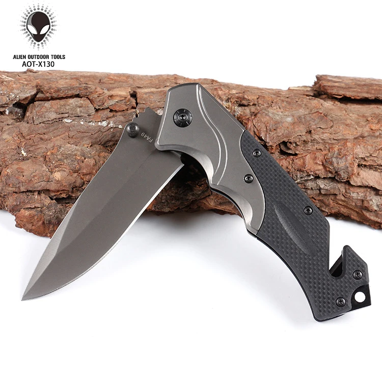 

3Cr13Mov Steel Emergency Rescue Knife Tactical Pocket Knife Camping Hunting, Customer require